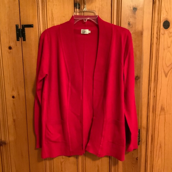 Cielo Sweaters - FINAL CLEARANCE EUC Cielo Red Cardigan